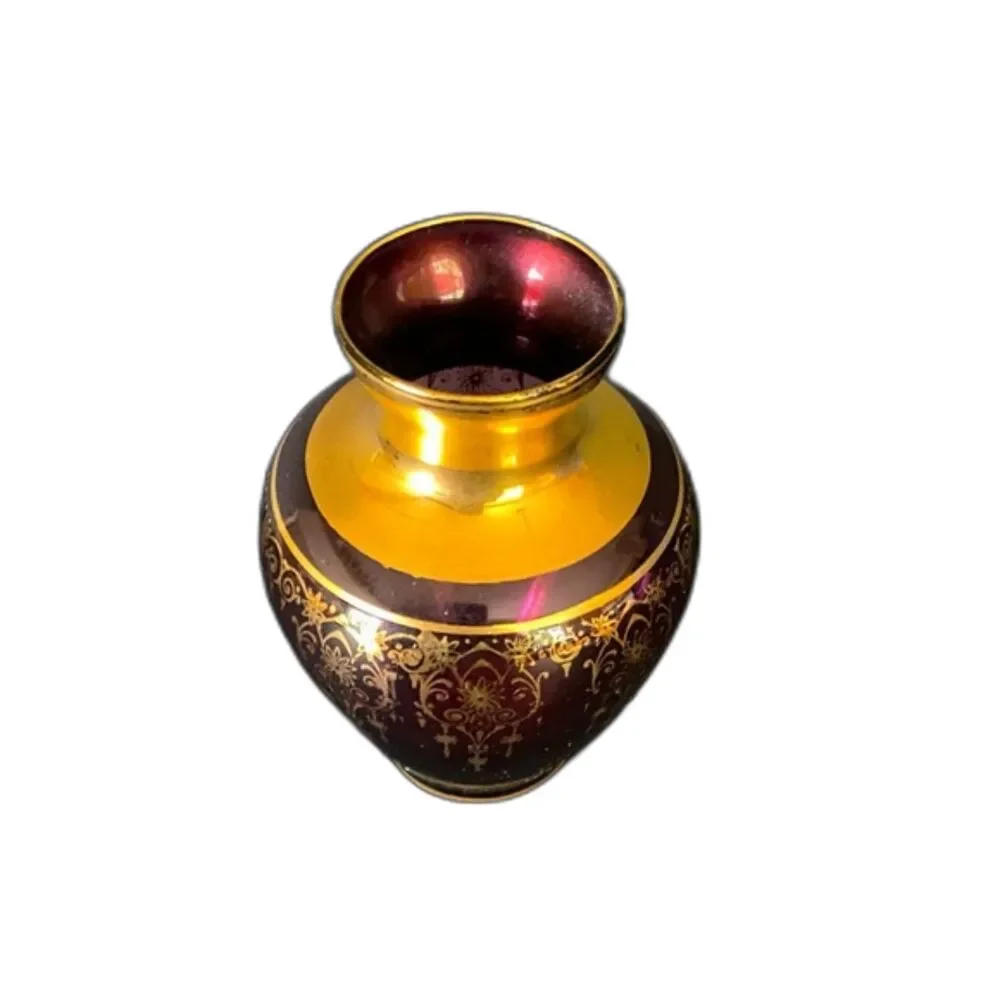 VTG Vecchia Murano VR Purple Bud Vase 5